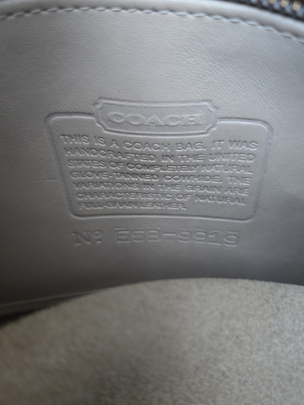 Vintage Coach 1995 Bag Bone Leather Turnlock Crossbody - Picture 12 of 13